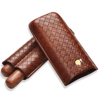 Braided Leather Cigar Case